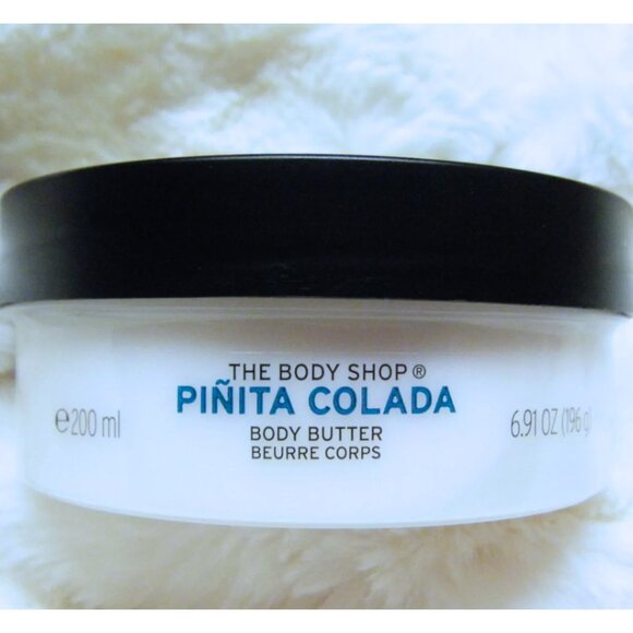 HTF! The BODY SHOP " PINITA COLADA " BODY BUTTER 200ml Cream - Picture 4 of 6